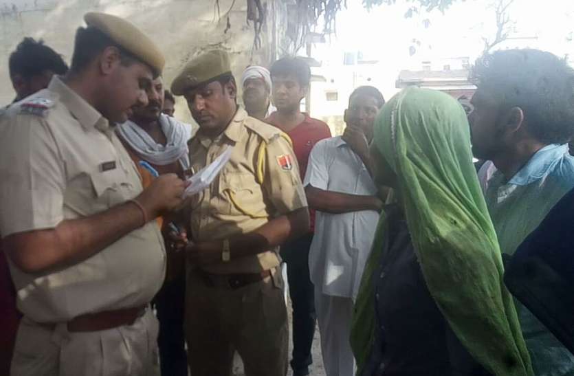hindaun hindi news दाल मील में कार्य करते महिला श्रमिक की मौत