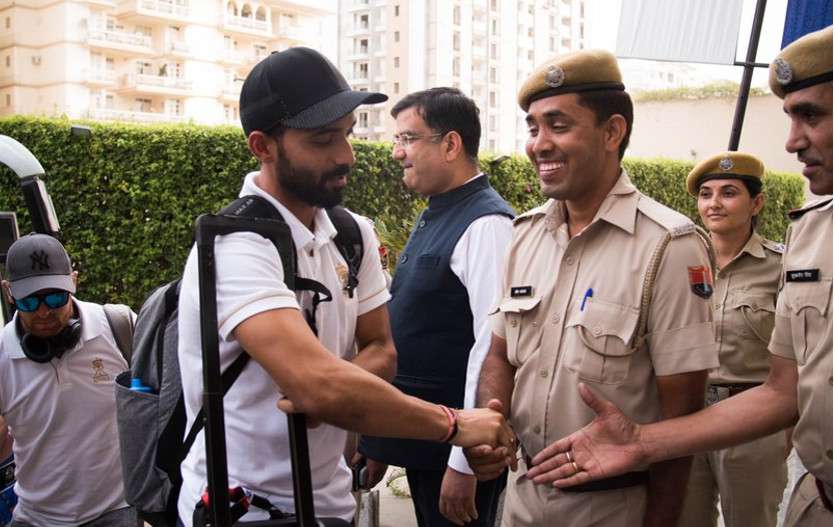 rajasthan police with Rajasthan Royals