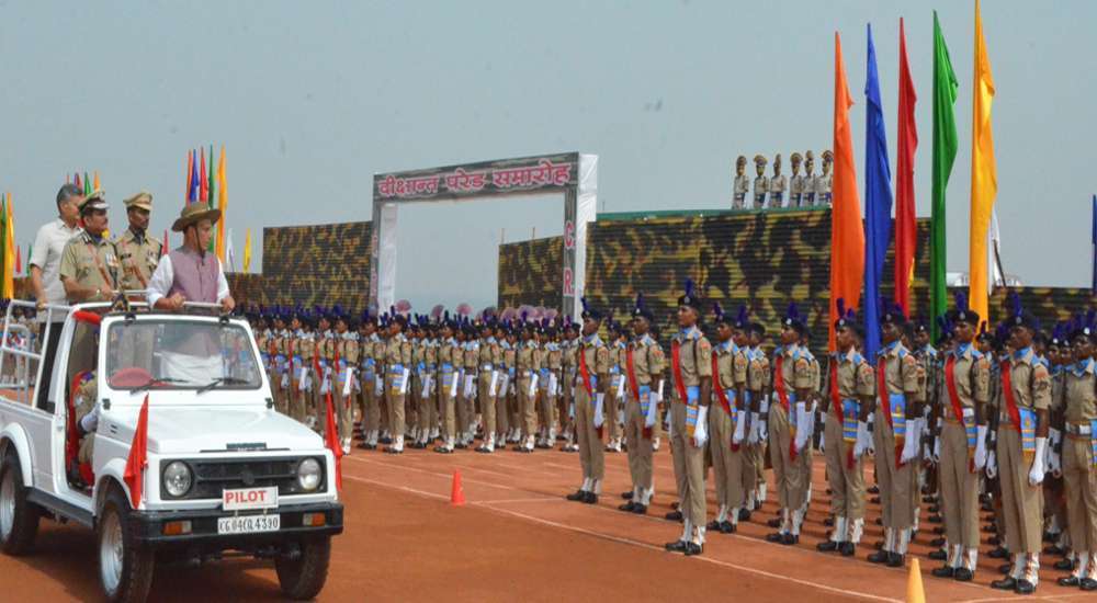 Inspection of parade
