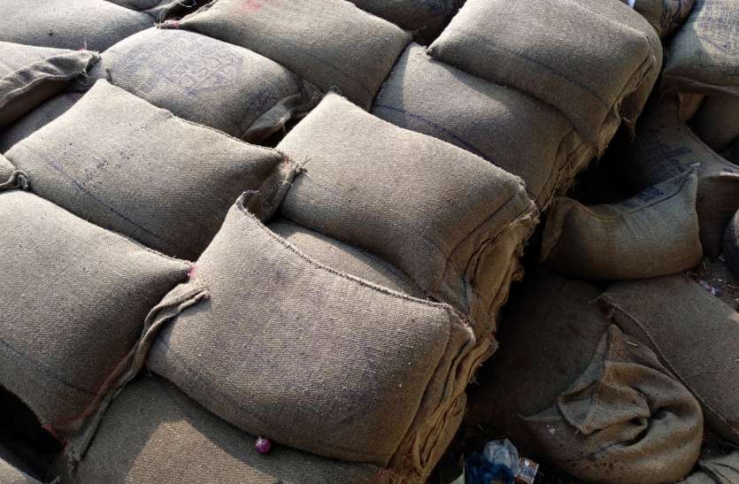 80 thousand quintal gram wet परिवहन ठेकेदार की लापरवाही से 80 हजार क्विंटल चना भीगा