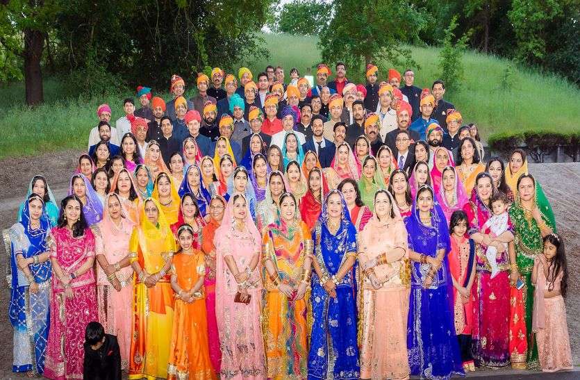 Rajput Samaj S Cultural And Social Programme In Usa स त सम दर प र अमर क म स क र ह ई र जप त न क स स क त Patrika News