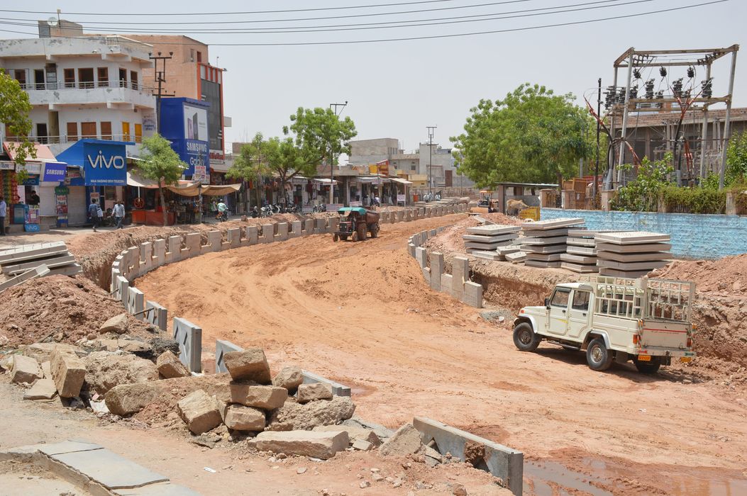 Nagaur latest hindi news नागौर में बीकानेर फाटक पर आरओबी के काम ने पकड़ी रफ्तार