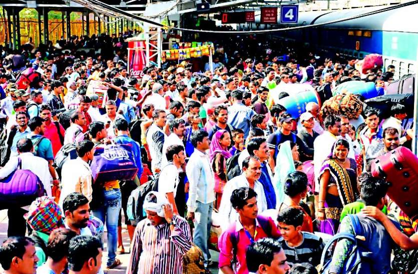 Coach not extended in three trains starting from Surat, Udhana सूरत, उधना से शुरू होने वाली तीन गाडिय़ों में नहीं बढ़ाए गए कोच