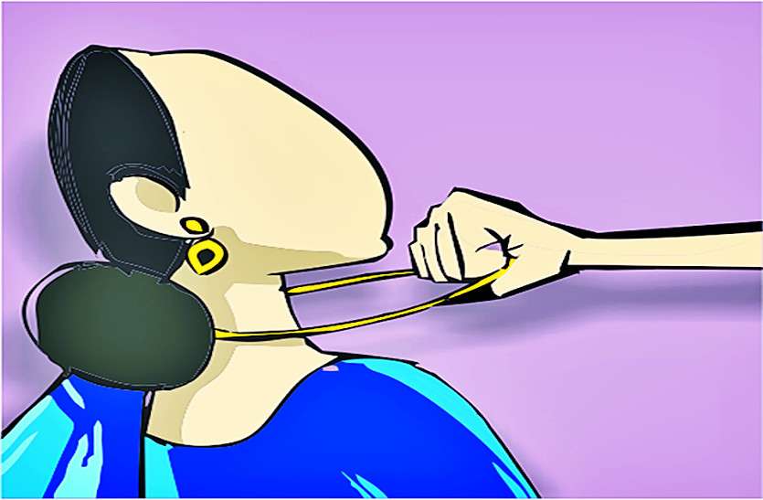 jaipur news चेन के साथ यादें भी लूट रहें लुटेरे