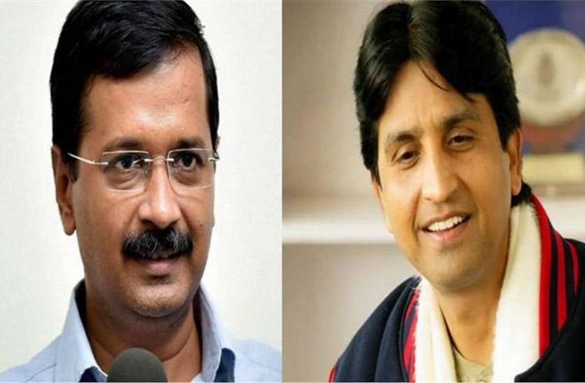 cm arvind kejriwal and kumar vishwash जब कुमारस्वामी के शपथग्रहण में राहुल गांधी के साथ केजरीवाल ने साझा किया मंच, तो विश्वास ने कसा तंज