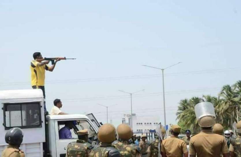 protest Viral video : प्रदर्शनकारियों पर निशाना साधती दिखी पुलिस, डीएमके ने तूतीकोरिन की तुलना 'जलियांवाला बाग' से की