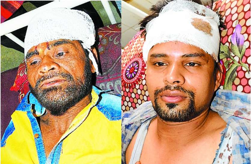 murder attempt खूनी संघर्ष: दुकान पर ग्राहकों की कटिंग कर रहे बाप-बेटे पर चाकू, तलवारें और सरियों से जानलेवा हमला