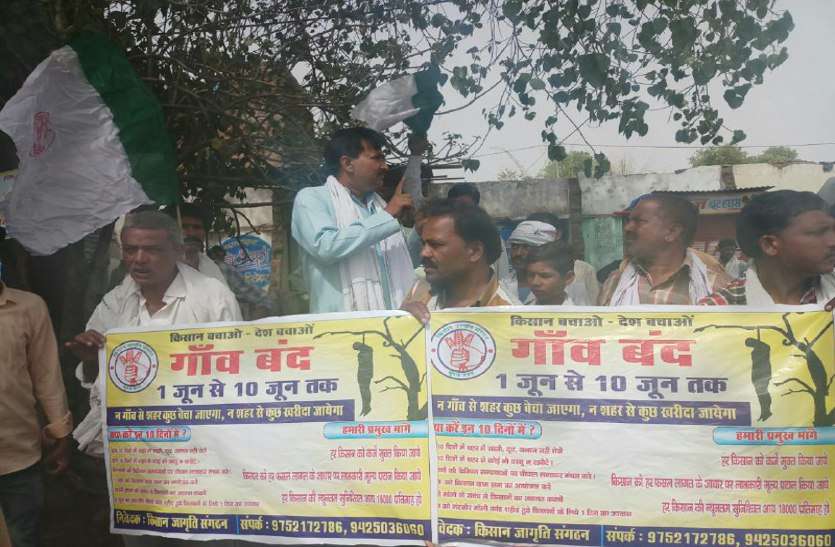 raisen, raisen news, raisen patrika, patrika news, patrika bhopal, bhopal mp, kisaan protest, kisaan andolan, पीपल को अर्पित किया दूध, सड़क पर फेंकी सब्जी, सब्जी के दाम उझले