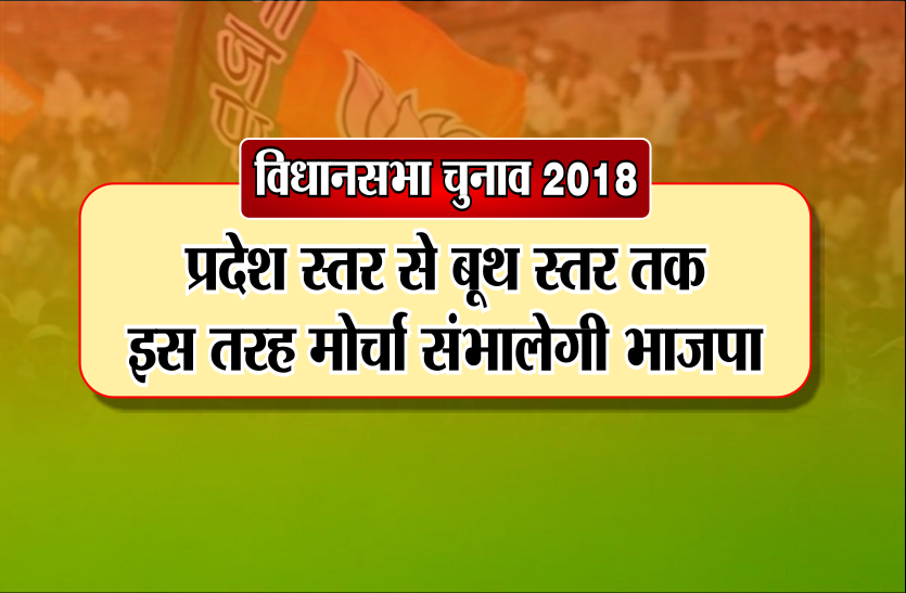 big desision of government विधानसभा चुनाव 2018: प्रदेश स्तर से बूथ स्तर तक इस तरह मोर्चा संभालेगी भाजपा