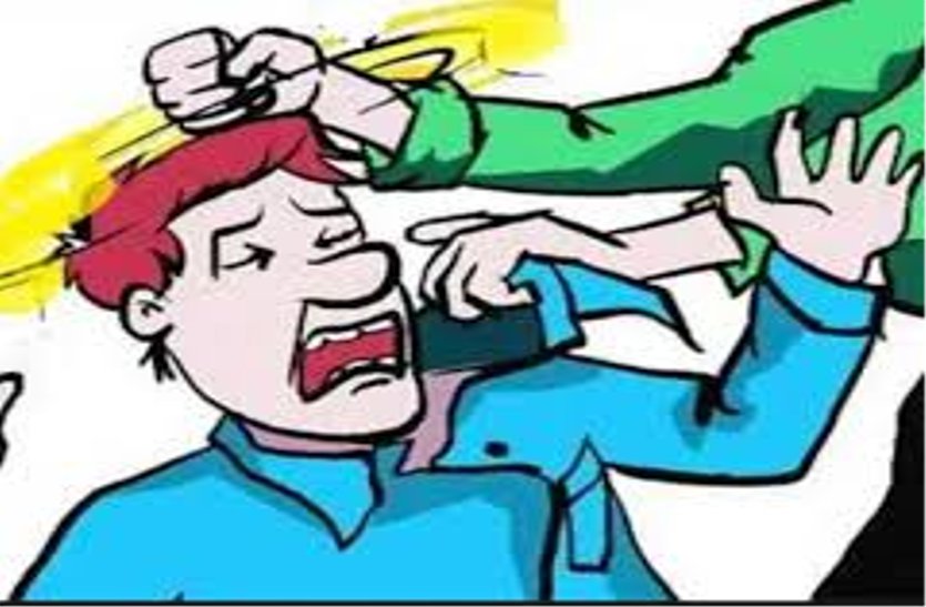 patrika भाजपा नेता ने व्यापारी के साथ की मारपीट
