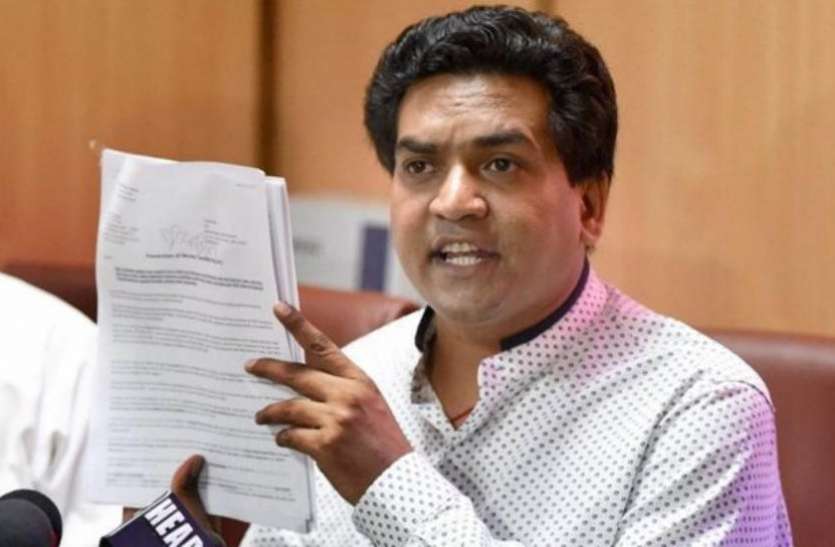 kapil mishra कपिल मिश्रा का आरोप- कांग्रेस के साथ गठबंधन की बातचीत का स्टिंग कर रही है आप