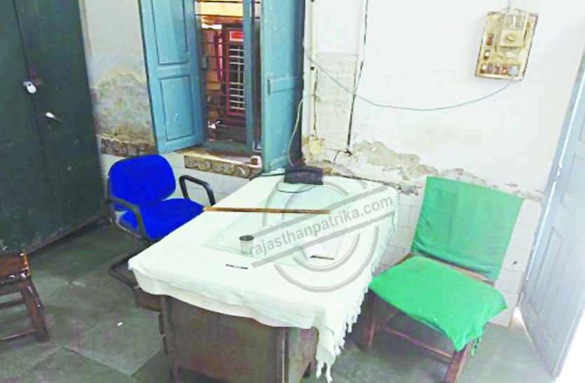lack of staff mgh in bhilwara राजस्थान के इस जिला अस्पताल में काम खून पेशाब की जांच का और चख रहा है भोजन