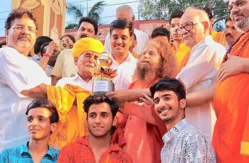 Ganga Award गोसेवी पदमाराम कुलरिया को गंगा अवॉर्ड
