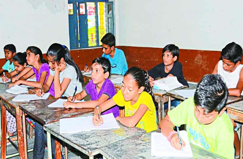 Summer camp in bhilwara आसान तरीकों से सीख रहे इंग्लिश स्पेलिंग व ग्रामर