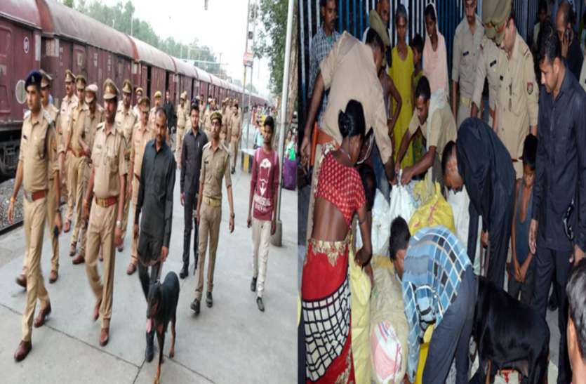 SITAPUR यूपी में हाई अलर्ट के बाद सीतापुर पुलिस ने चलाया चेकिंग अभियान