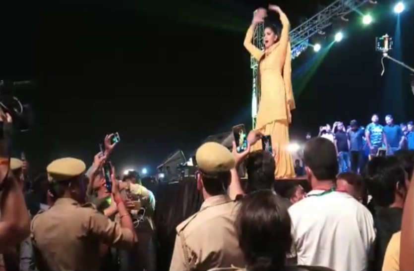 sapna chaudhary पत्रिका इम्पेक्ट- सपना चौधरी के शो में वीडियो बनाने वाले पुलिसकर्मियों पर होगी कार्रवाई