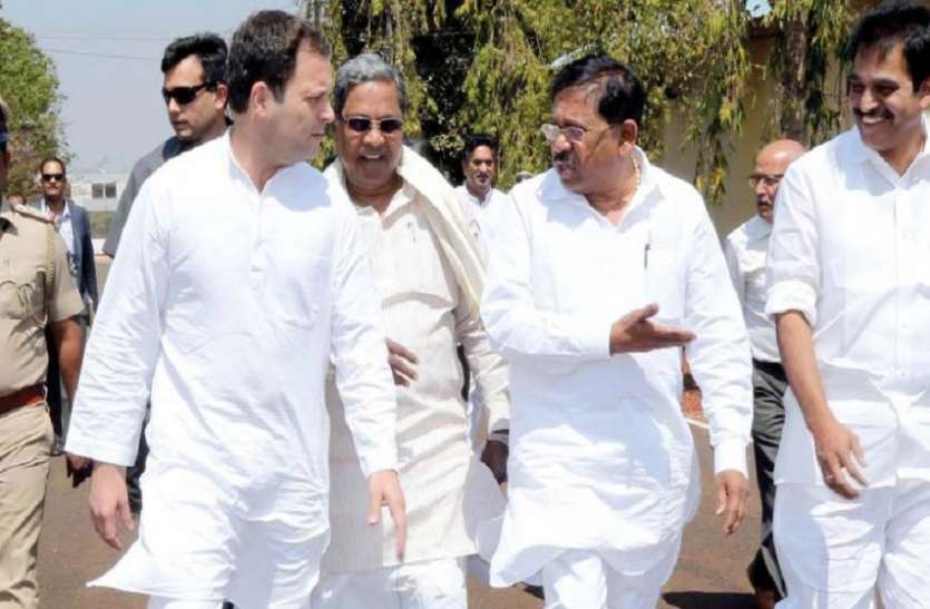 Rahul Gandhi Karnataka कर्नाटक में सरकार पर फिर मंडराया खतरा, नाराज विधायकों को नहीं मना पाए राहुल गांधी