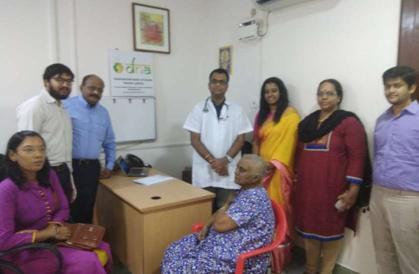 The country's first free Nano AYUSH health camp was organized in TNAGAR टीएनएजीएआर में देश का प्रथम निशुल्क नैनो आयुष स्वास्थ्य शिविर लगाया