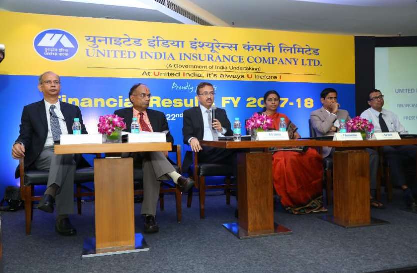 United India net profit of Rs 1003 crore युनाइटेड इंडिया को 1003 करोड़ का शुद्ध लाभ