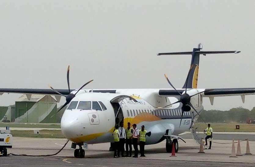 Airlines flight started from Allahabad to lucknow know ticket price इलाहाबाद से शुरू हुई विमान सेवा, 72 सीटर फ्लाइट में 67 यात्रियों ने भरी उड़ान, 16 जून से इन दो शहरों के लिए भी फ्लाइट