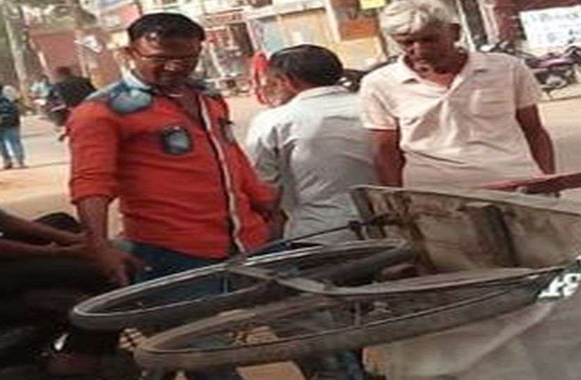 churu thana news अज्ञात युवकों ने शहर में रात को की तोडफ़ोड़