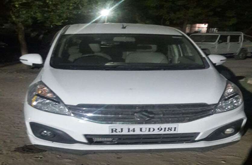 Jodhpur,jodhpur news,Jodhpur Hindi news,jodhpur latest news,Car Robbed,car robbery,jodhpur crime,beawer,beawer news,jodhpur crime news, कार लूट पर पर्दा डालने के लिए लुटेरों ने अपनाए यह हथकंडे, राज उजागर होने के बाद बरामद हुई कार