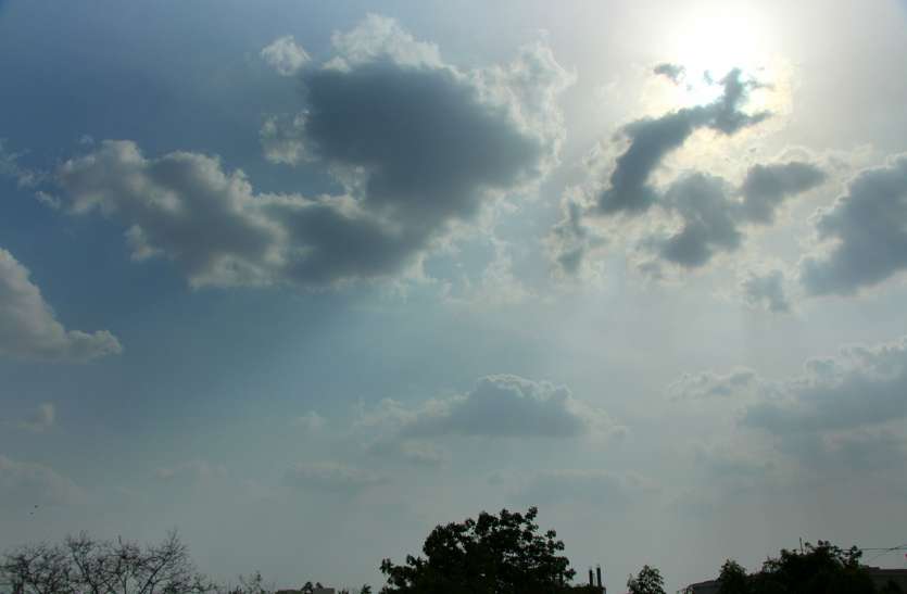 Meteorological department said, may be late for a week आसमान में बादल...तेज हवाओं ने बिगाड़ी मासून की चाल
