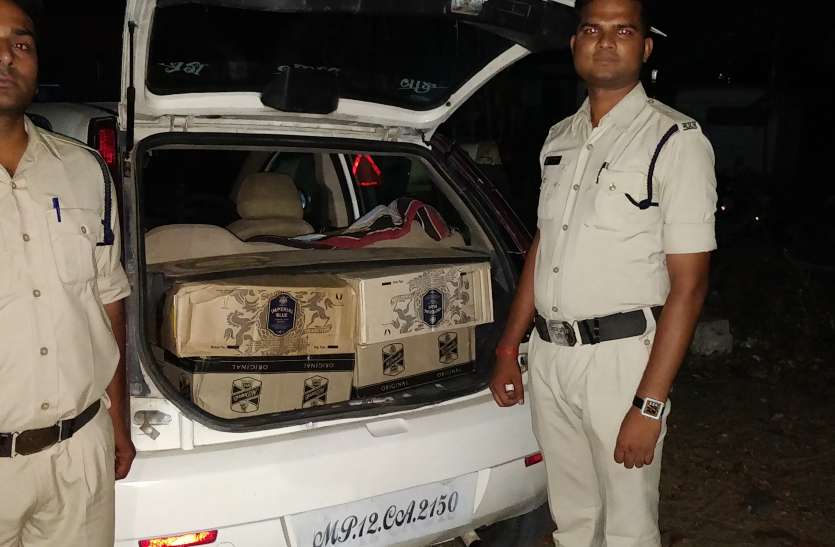 patrika अवैध शराब ले जाते युवक पकड़ाया