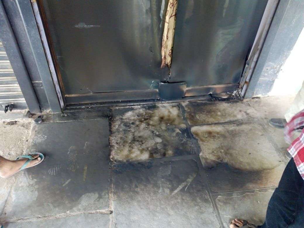 shop burnt