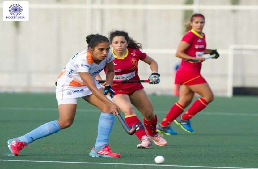 indian women hockey team आखिरी समय में किये गोल से भारतीय टीम का दूसरा मैच ड्रॉ