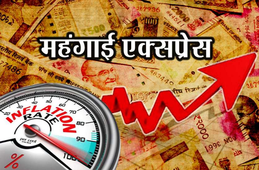 inflation rate देश में एक साल में महंगार्इ दर ने लगार्इ दोगुना छलांग