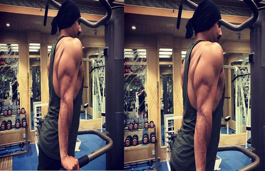 Ranveer Singh Gym Photo Viral - PICS:जिम में पसीना बहाते रणवीर सिंह की