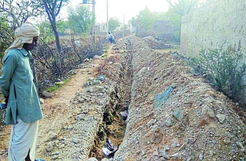 neemkathana इस गांव में ठेकेदार ने किया ऐसा काम जिससे ग्रामीणों की टूट गई उम्मीदें