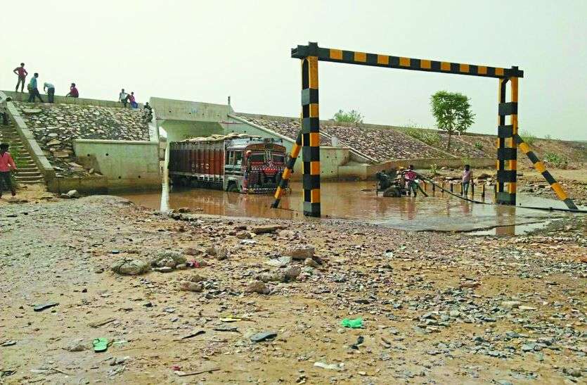 underpass जरा सी बारिश 50 गांवों पर पड़ रही भारी, रेलवे और नगर पालिका एक दूसरे पर फोड़ रहे ठीकरा
