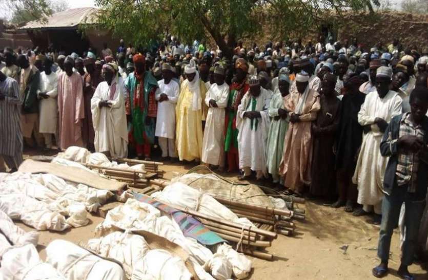 nigeria नाइजीरिया के दो गांव में डाकुओं का हमला, 10 लोगों की मौत