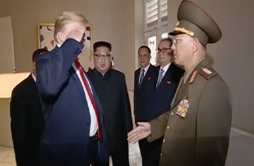 835px x 547px - Trump Salutes North Korean Military General - à¤‰à¤¤à¥à¤¤à¤° ...
