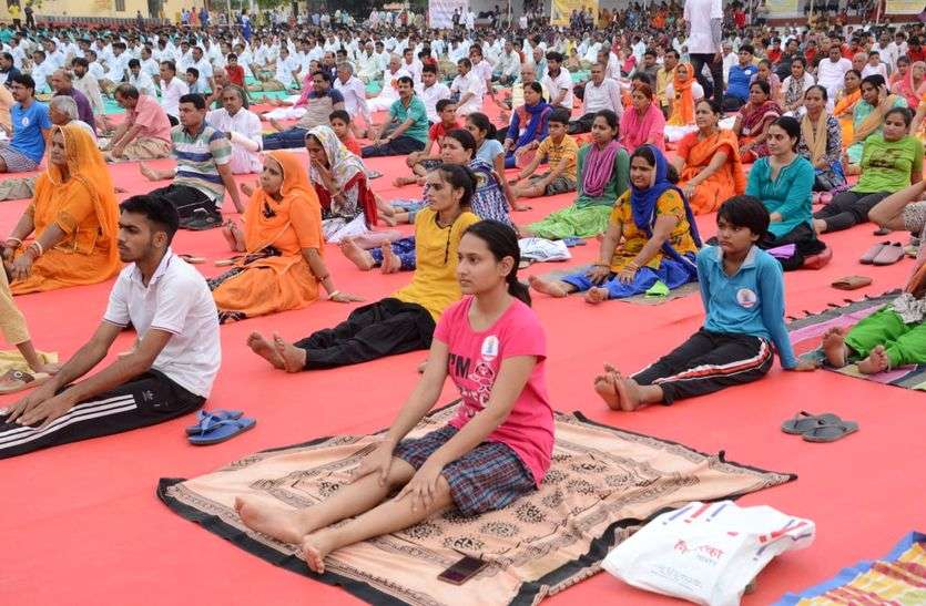 international yog day 2018 live updates from sikar district