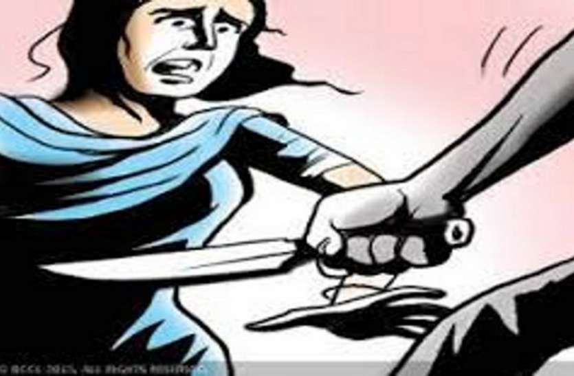 crime पत्नी की हत्या, सास को मारा छुरा, गंभीर