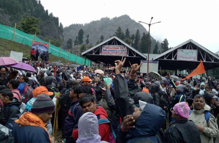 jattha शहर के 800 श्रद्धालुओं सहित पांच हजार से ज्यादा पहलगांव में फंसे