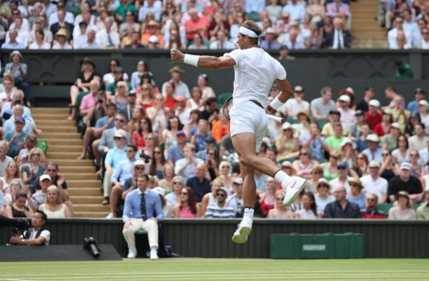rafael nadal विबंलडन 2018: नडाल, जोकोविक और हालेप ने तीसरे दौर में बनाई जगह