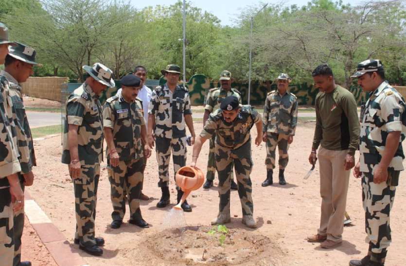 jaisalmer news आईजी ने किया पौधरोपण अभियान का आगाज