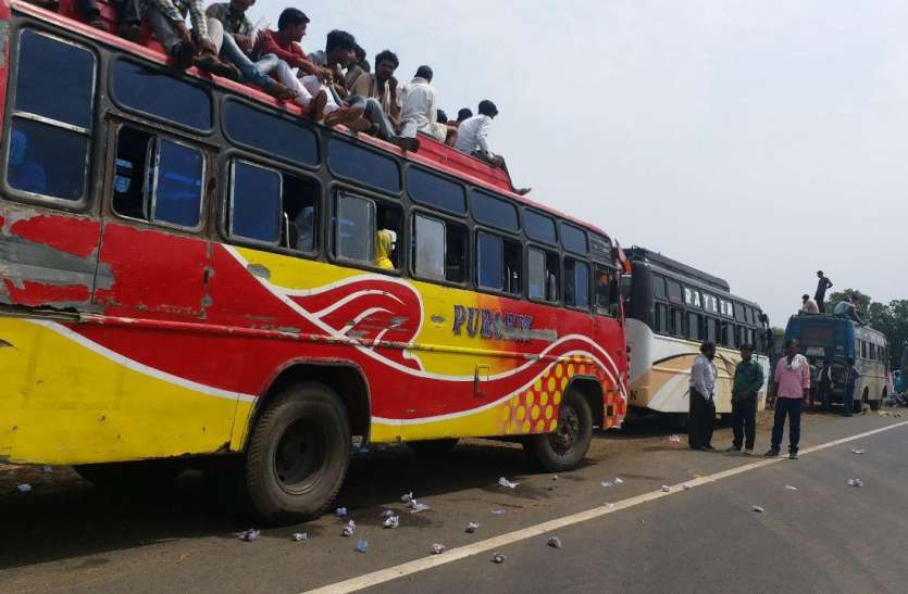 bus यात्रियों से वसूला जा रहा मनमाना किराया