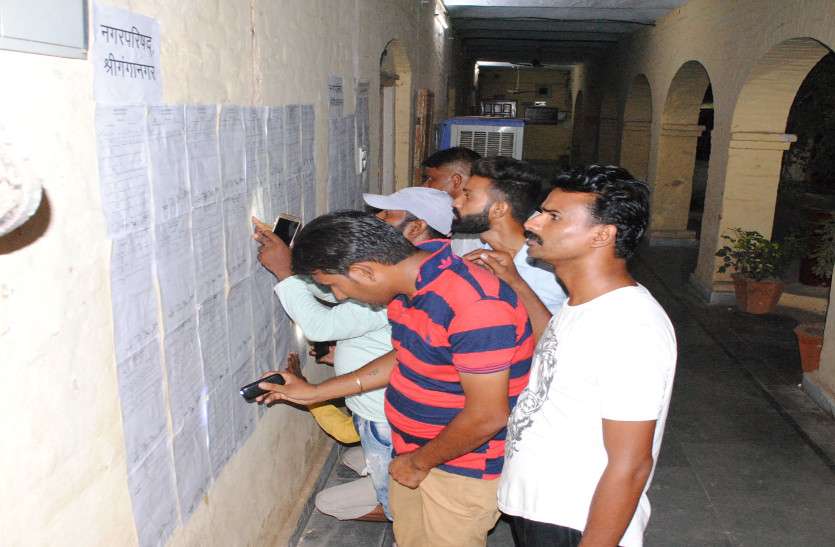 city council नगर परिषद में सफाई कर्मियों की सीधी भर्ती अभ्यर्थियों का परिणाम घोषित