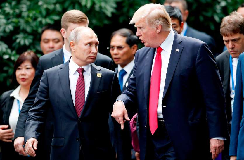 putin-trump ट्रंप-पुतिन सोमवार को करेंगे फिनलैंड में मुलाकात, वार्ता रद्द होने की अटकलों से अमरीका का इनकार