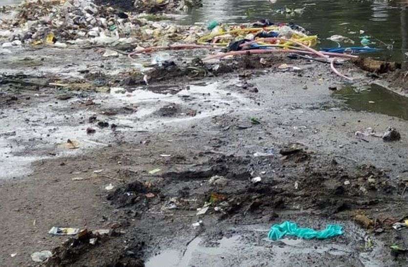 Alwar : garbage problem in kotkasim जिले के कोटकासिम के लोगों को सता रही यह समस्या, ग्रामीणों का फूटा आक्रोश
