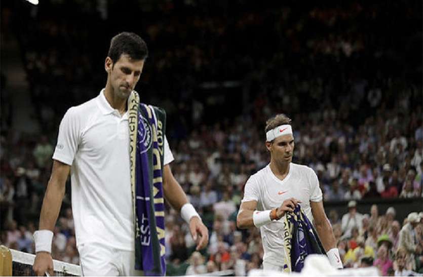 Wimbledon 2018 Wimbledon 2018 : 'कर्फ्यू' के कारण जोकोविक-नडाल का सेमीफाइनल मैच रुका