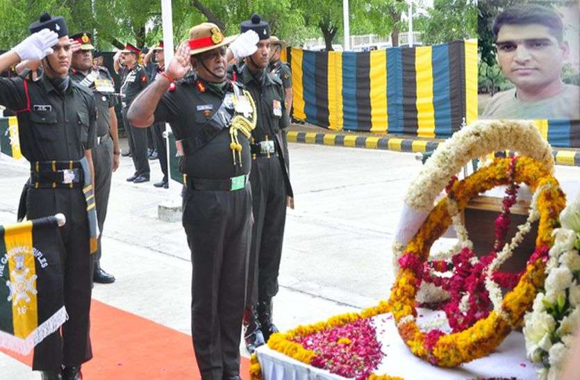 Bansur CRPF jawan martyr in srinagar jammu kashmir आतंकियों से लोहा लेते अलवर का वीर जवान शहीद, आज लाया जाएगा पार्थिव देह