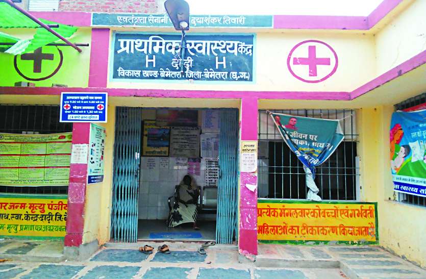 Bemetara Breaking news, Bemetara Health news, Dadhi PHC देखिए अच्छे दिन का वादा कैसे तोड़ रहा दम, 15 साल में भी सरकार नहीं कर पाई डॉक्टर का इंतजाम