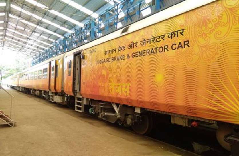 tejas भगवा हुई दिल्ली से चंडीगढ़ के बीच चलने वाली तेजस एक्सप्रेस, पहले से ज्यादा आधुनिक सुविधाओं से लैस