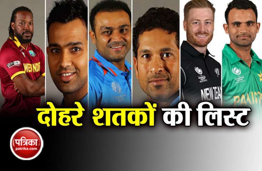 cricket वनडे क्रिकेट में आठवीं बार बना दोहरा शतक, देखें तूफानी पारियों की पूरी LIST